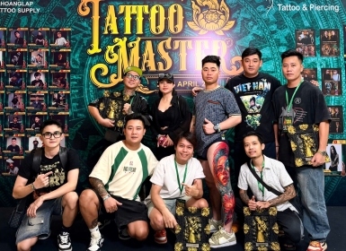 Hình xăm đạt giải Nhất “Best of Collaboration” tại Vietnam Tattoo Master – Tác phẩm 13 giờ đầy ấn tượng